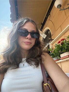 Amazon Black Rectangular Women's Sunglasses